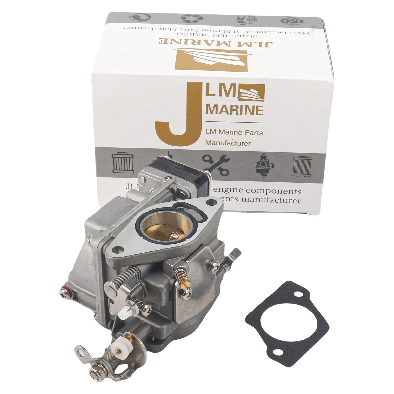 Boat Motor 803687a1 803687t01 Carburetor &Amp; Gasket For Mercury