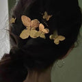 Golden Butterfly Hair Clip Unique Style