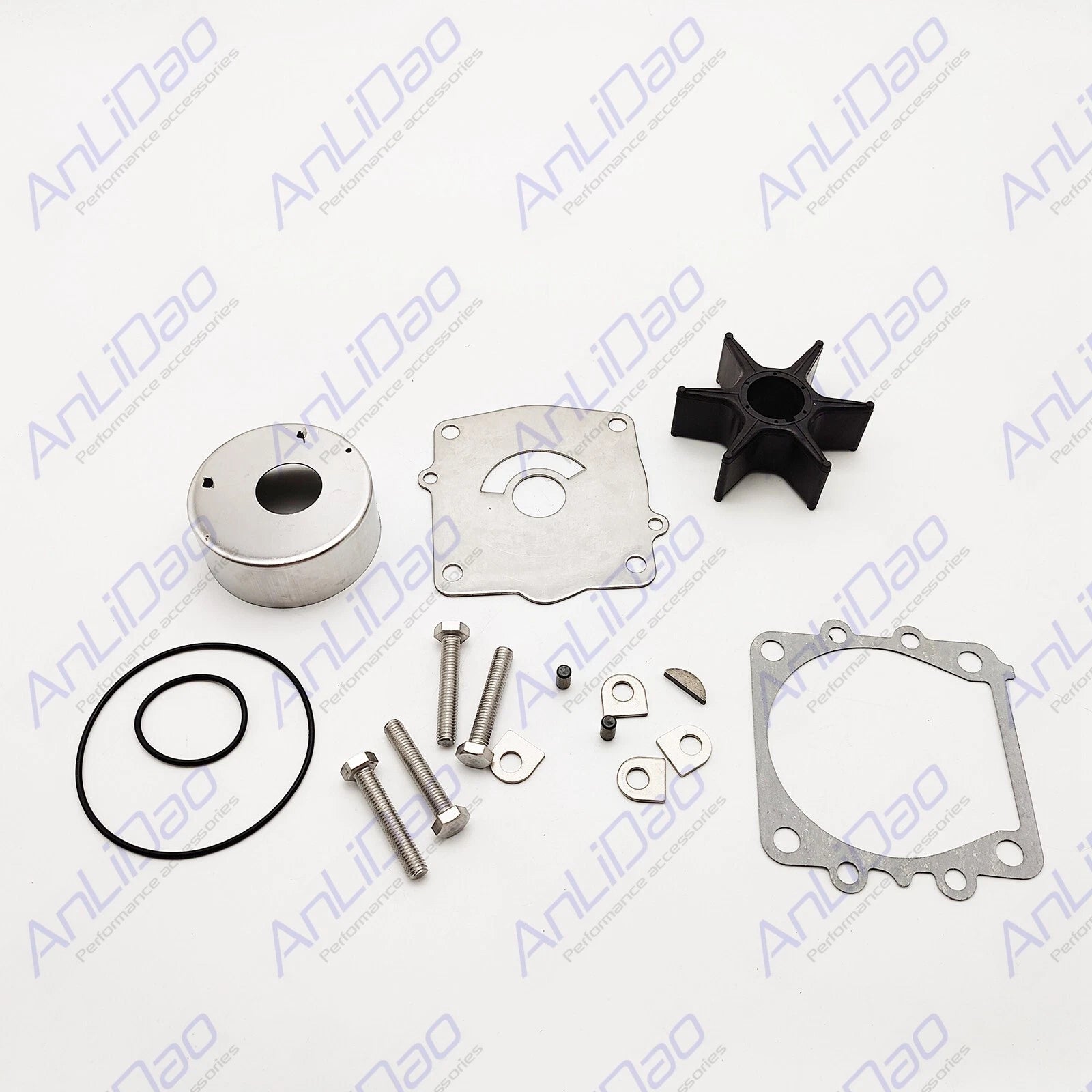 Repl Fit Yamaha F115 Water Pump Repair Kit 2002 &Amp; Up