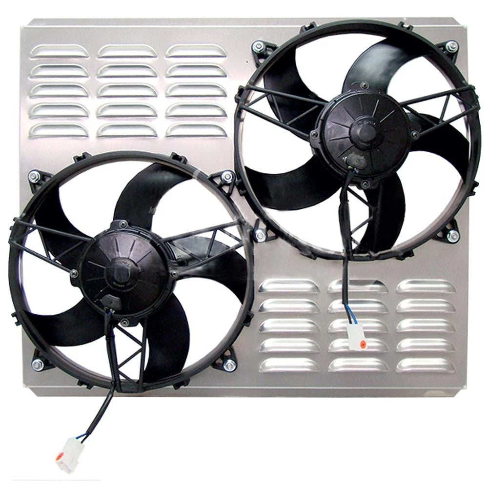 Z40075 Dual High Cfm 11" Electric Fan & Shroud - 18 1/8 X 22 3/8 X 4