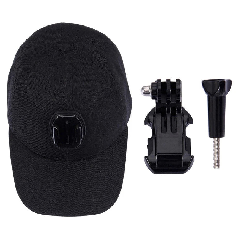 Outdoor Baseball Cap With Stand Holder Screw Mount For Gopro Sports