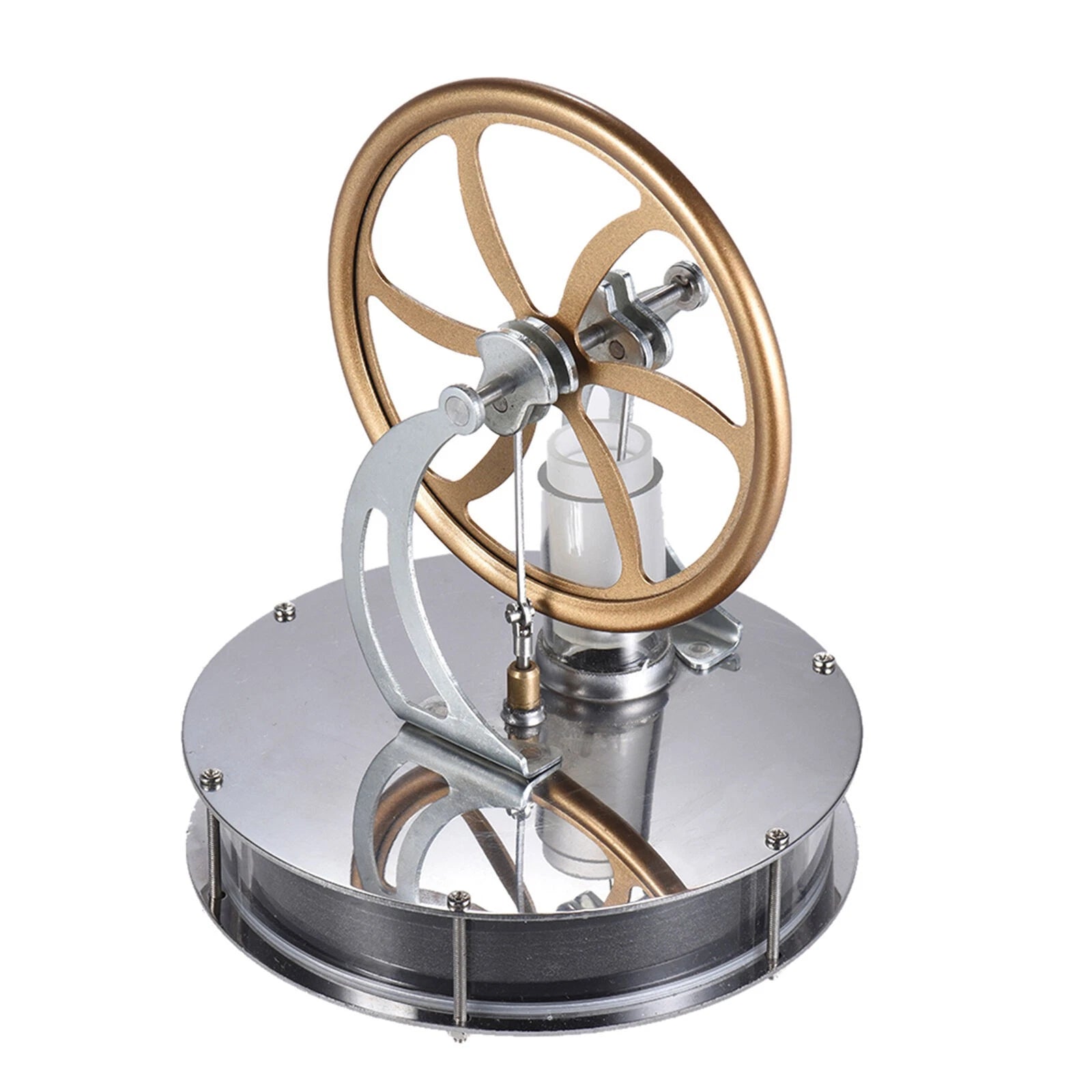 Diy Low Temperature Stirling Engine Motor Steam Heat Stainless Steel