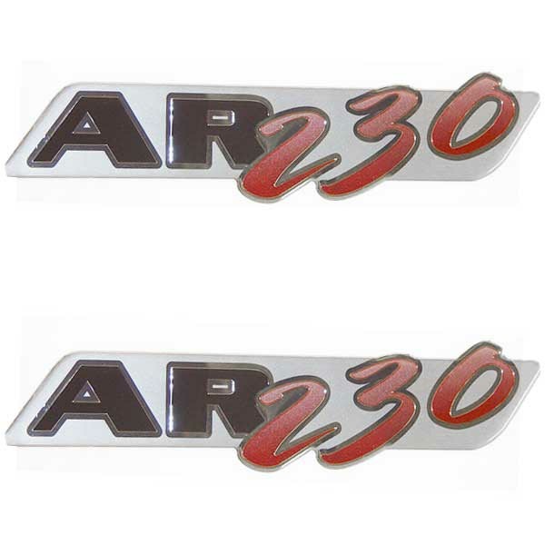 Yamaha Boat Raised Decals F1C-U4125-20 AR230 Silver Stickers Pair by Yamaha