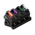 Quality Assured 4 Way Blade Fuse Holder Box For Marine Kit Car Boat