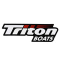 Triton Brand Decal Red White Black 11 1/2 x 3 5/8 Inch by Triton