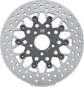 Twin Power 08-up Flh Flt Rear 11.8in Floating Rotor Mesh Black