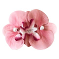 Pearl Bow Hair Clip with Duckbill Clip