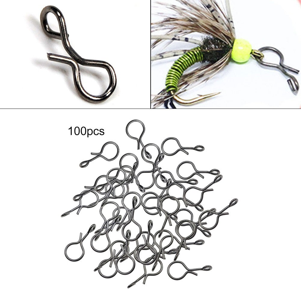 100pcs Snaps for Hooks Lures Quick Connector