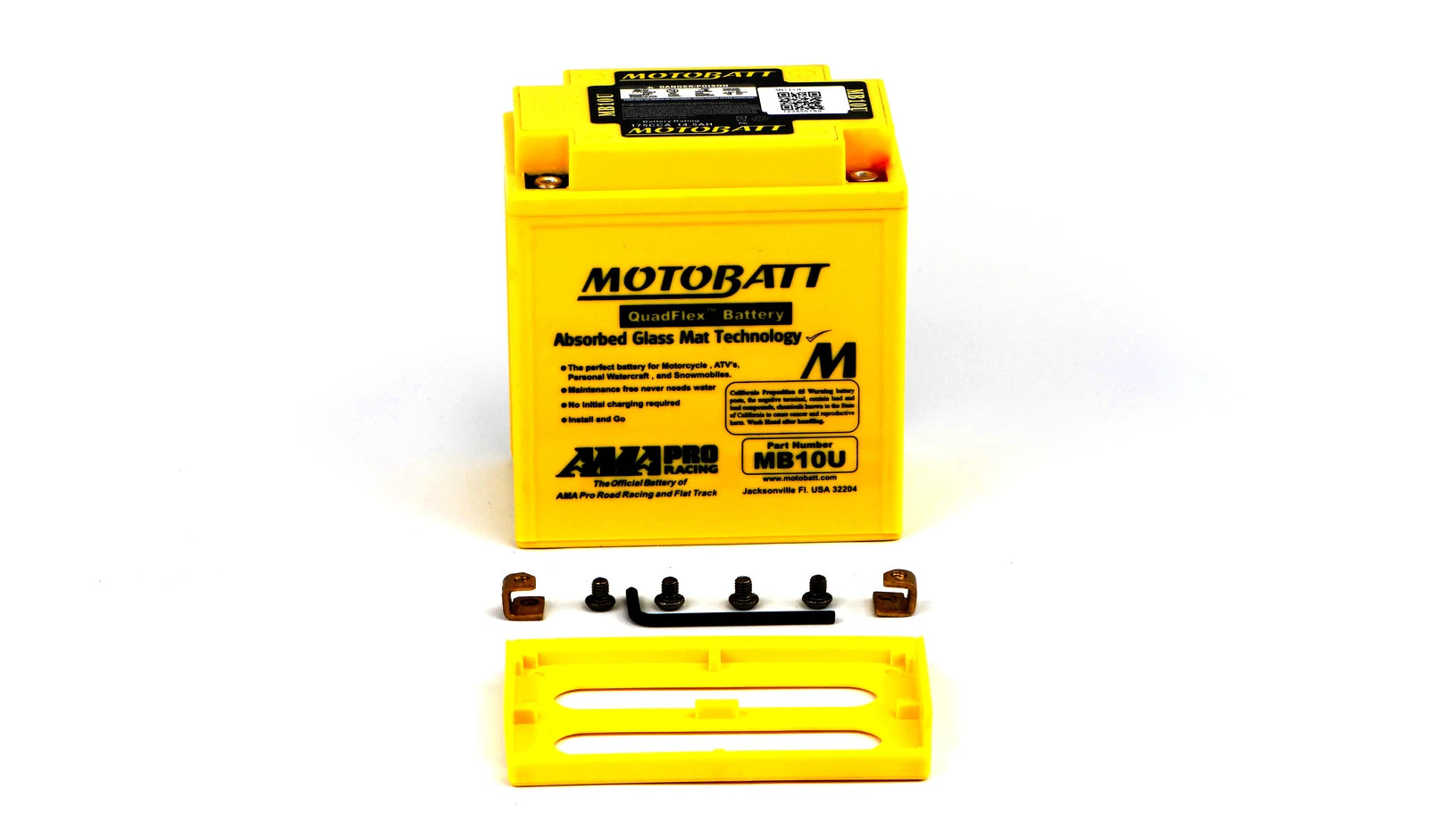 Motobatt Battery For Yamaha Xv 125 Virago 2000 (0125 Cc)