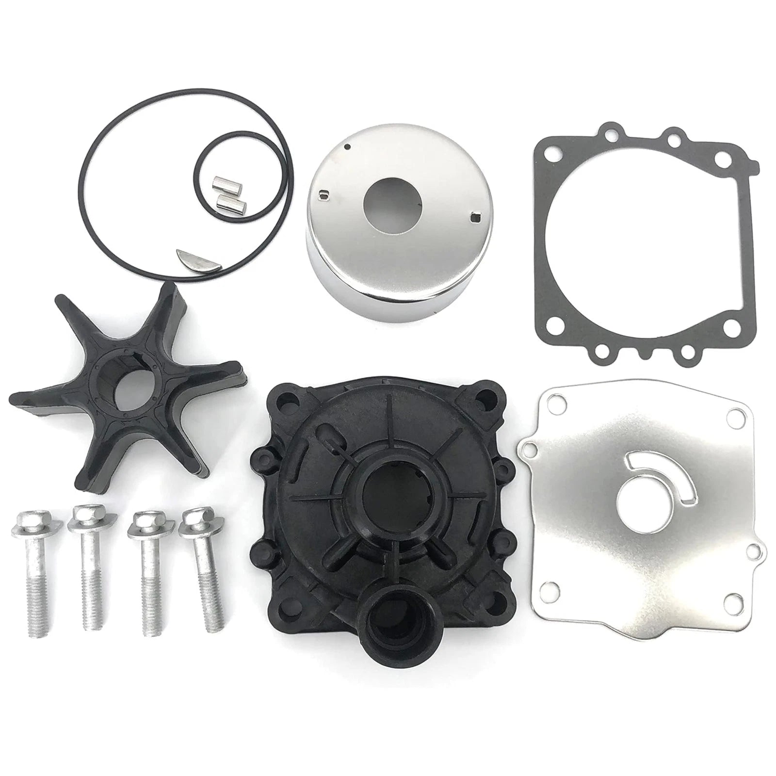 Water Pump Impeller Kit 6e5-w0078-3a 6e5-w0078-a1 For Yamaha 115 130