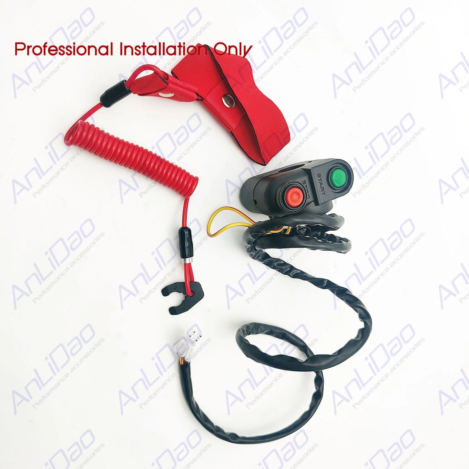 Fit Kawasaki Jet Ski Mati Start Stop Switch W/safety Tether Lanyard