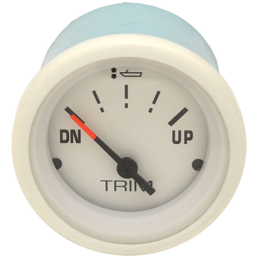 Teleflex Trim Gauge Lido White 2 Inch by Teleflex