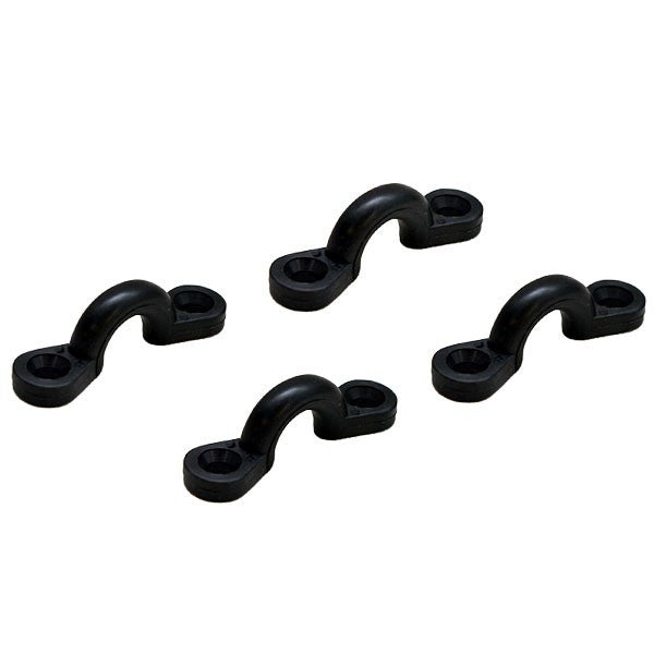 Marine Boat Bimini Eye Straps Black Nylon