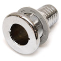 Blue Wave Boat Thru Hull Fitting | 1 1/2 Inch Silver PlasticOpens in a