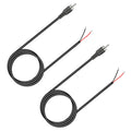 2pack 3.4ft Rca Male Plug To Bare Wire Audio Speaker Subwoofer Hdtv