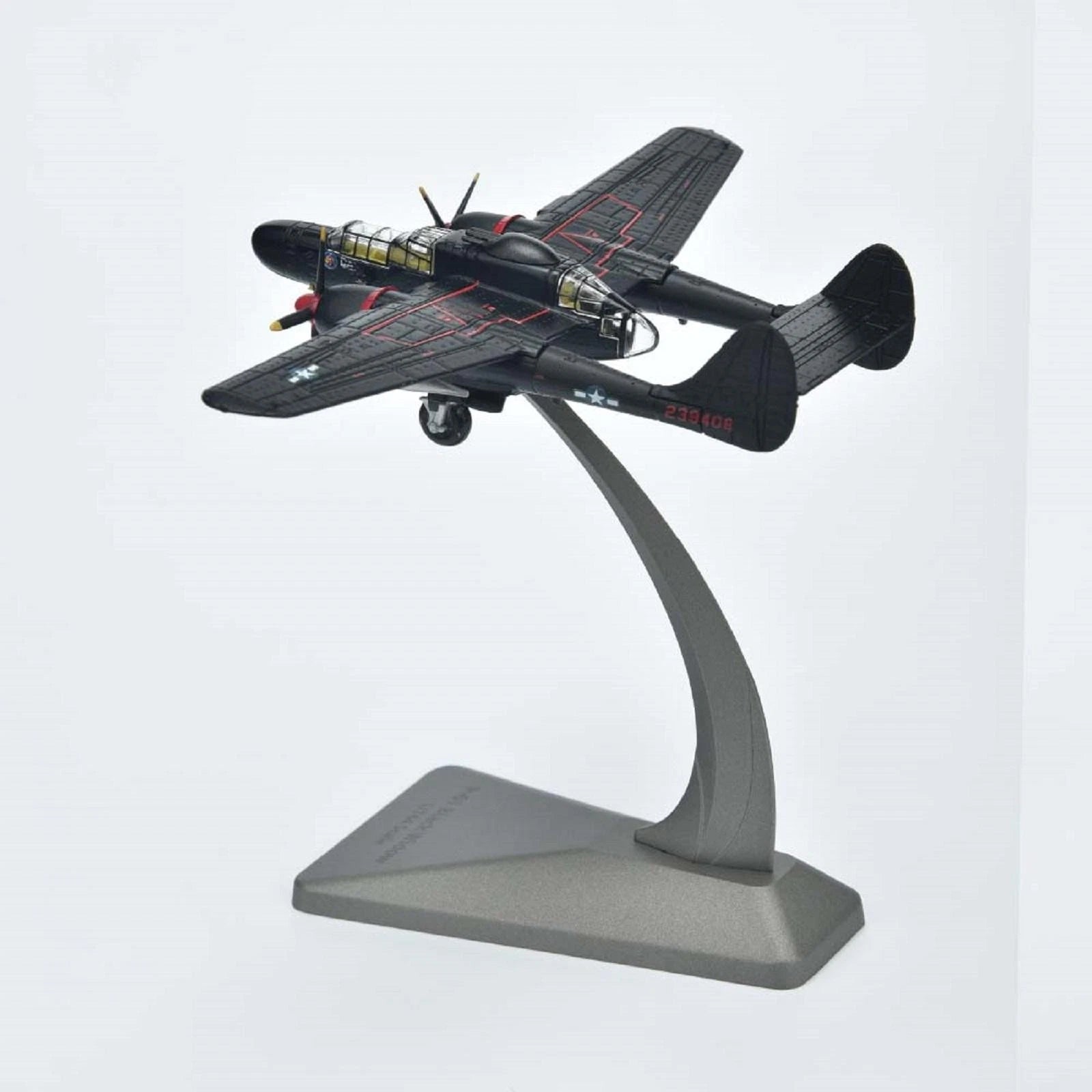 1:144 Scale Wwii Usaf P-61 Black Widow Bomber Aircraft Diecast Model