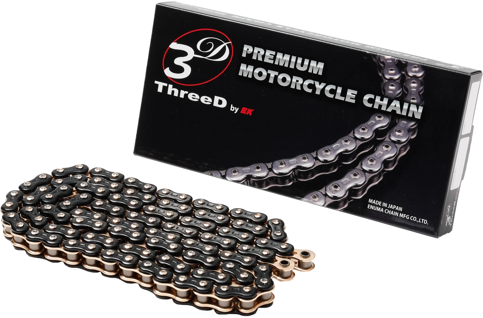 Ek Chain Gp Rv Nx2 Ring 520 120l Black/gold For Universal Drive