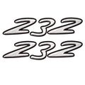 Rinker Boat OEM Decal 232 Gray / White by Rinker