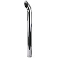 Fits John Deere 48" Chrome 3 3/4" Id Curved Exhaust Stack Pipe Slotted
