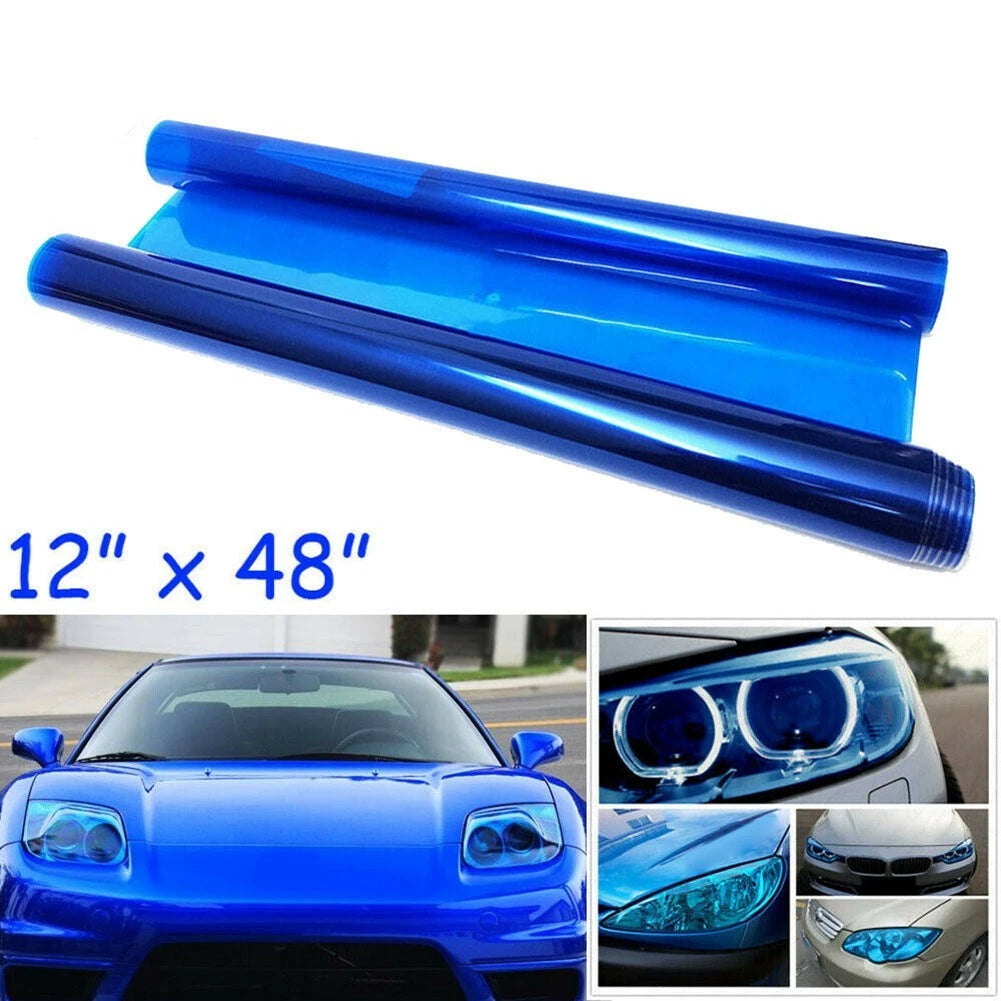 Blue Tint Vinyl Film 12x48-headligh<wbr/>t Taillight Fog Light Vinyl