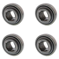 4 Of Disc Harrow Bearing 1.125" Square Bore X 1.438" Ir X 3.443" Od X