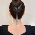 Angel Wings Hair Clips with Tassel