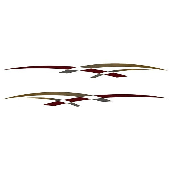 Rinker Boat Graphic Decal Captiva Stickers Set Of 2 by Rinker