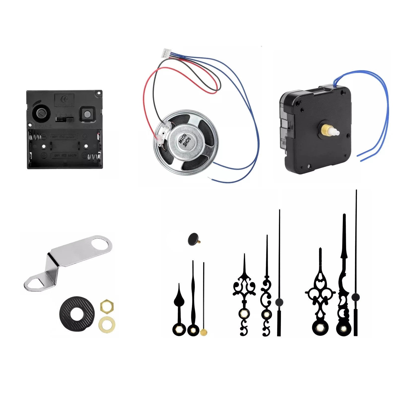 New Quartz Wall Clock Precision Movement Mechanism Diy Hands Repair