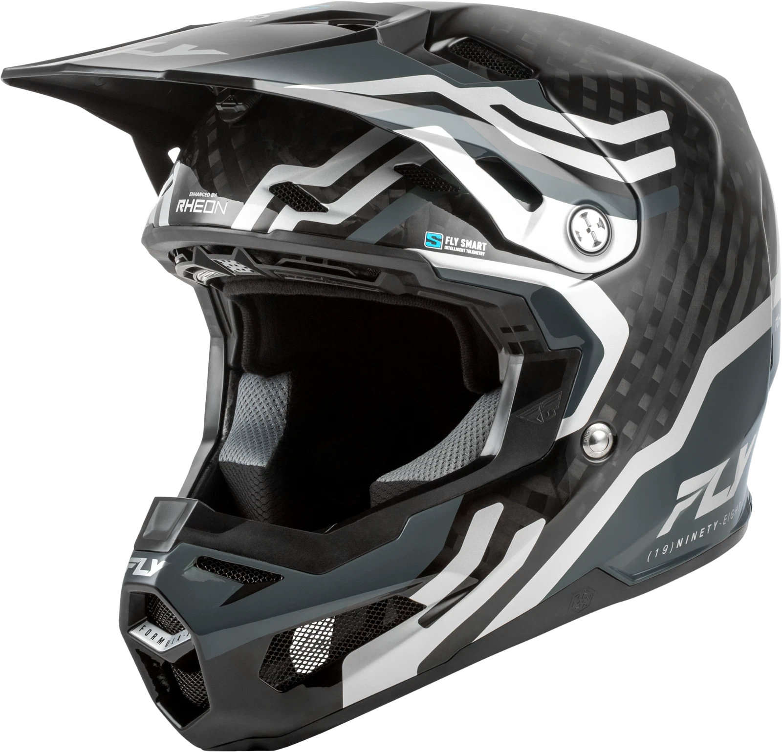Fly Racing Formula S Carbon Byte Helmet 2x-large Offroad Black Carbon