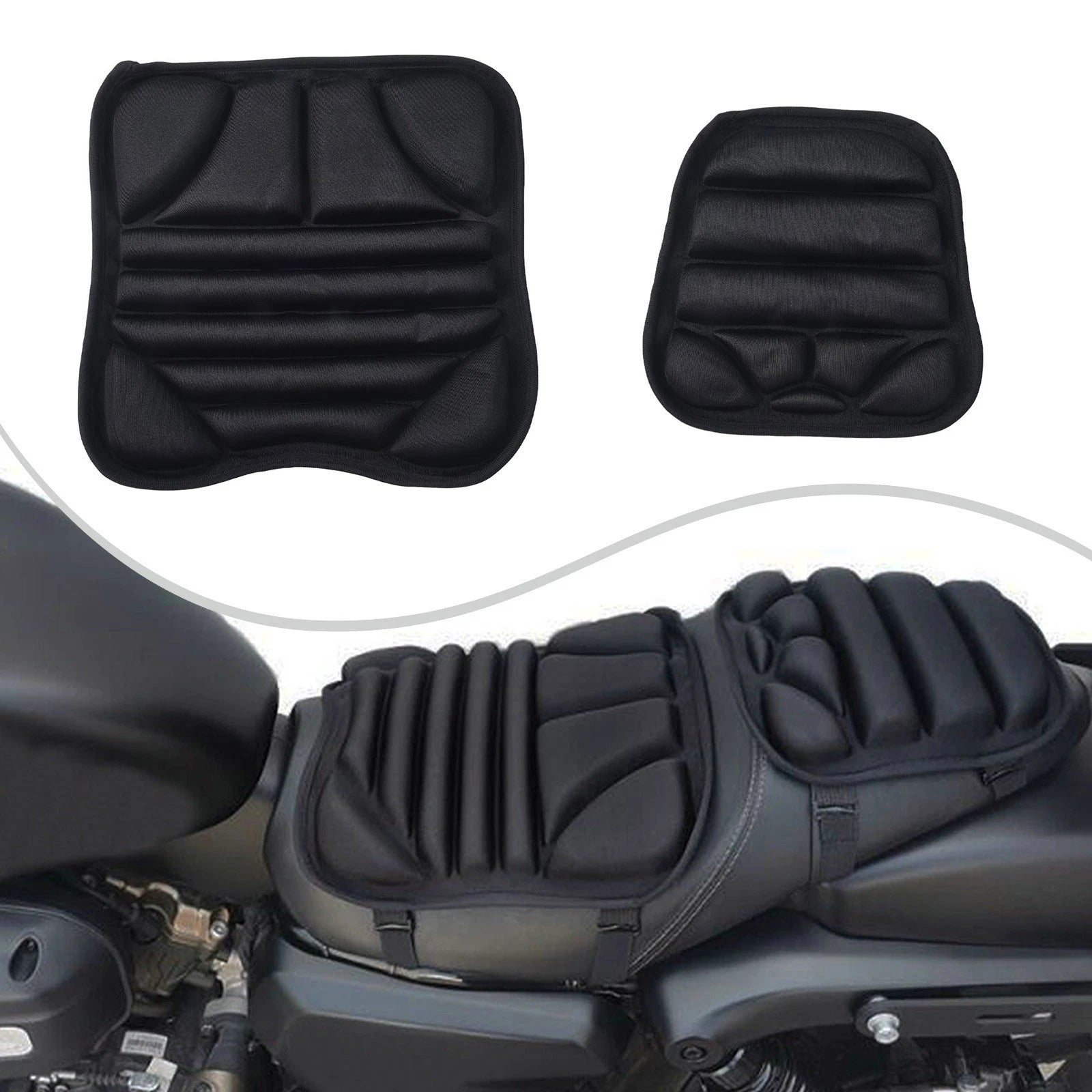 Breathable Cover Motorcycle For Seat Cushion Set With Anti Skid Design
