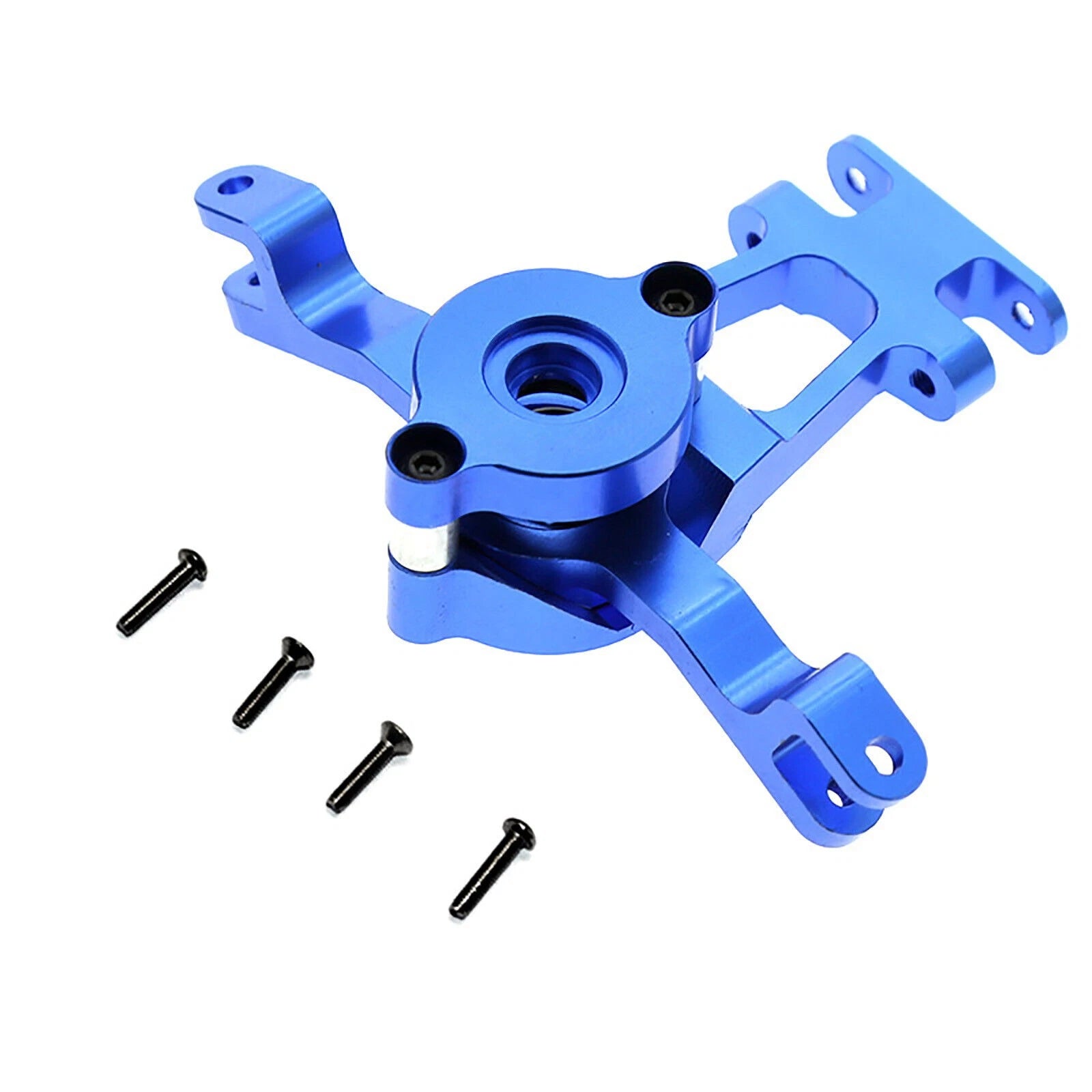 Blue Rc Car Aluminum Steering Built-in Spring Set For Traxxas E Revo