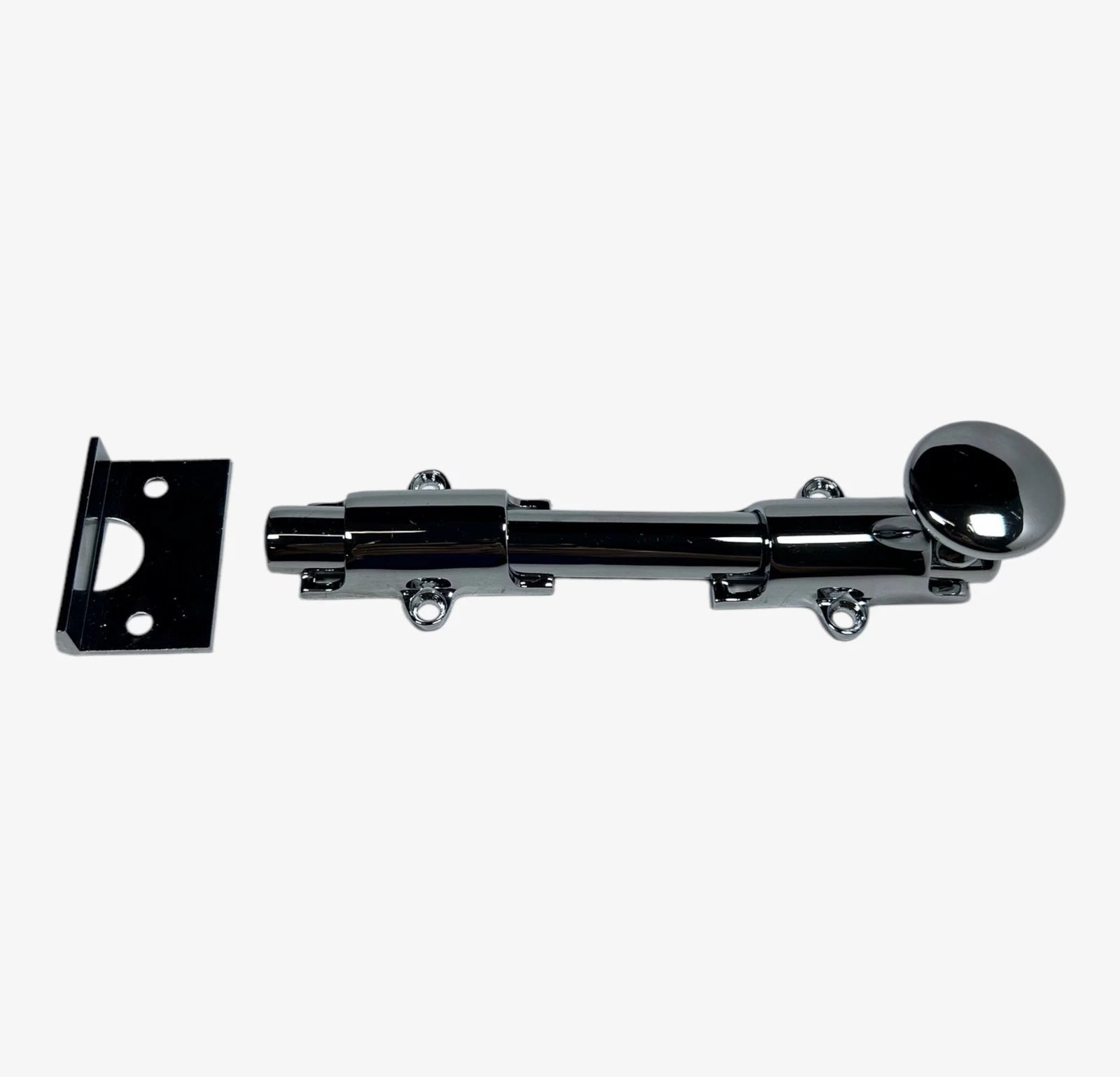 Emtek Chrome Door Surface Bolt 6''