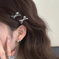 Mini Bow Hair Clip Plastic Resin Hair Accessory