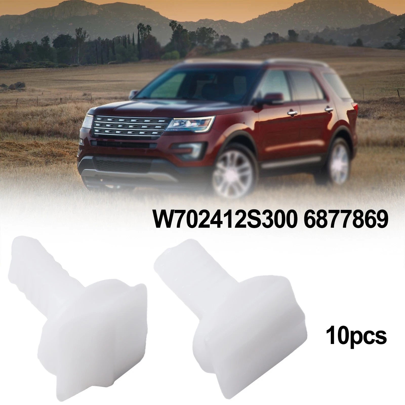 Heavy Duty Car Windshield A Pillar Clips For Ford For Fiesta Pack Of