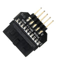 Usb2.0 9-pin To Usb3.0 20-pin Adapter For Motherboard Panel Plug