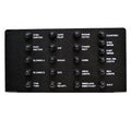 Boat Marine Push-to-Reset Breaker Button Switch Panel by Boat