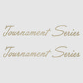Crestliner Boat Emblem Decal Stickers | Tourmanent Series Tan PairOpen