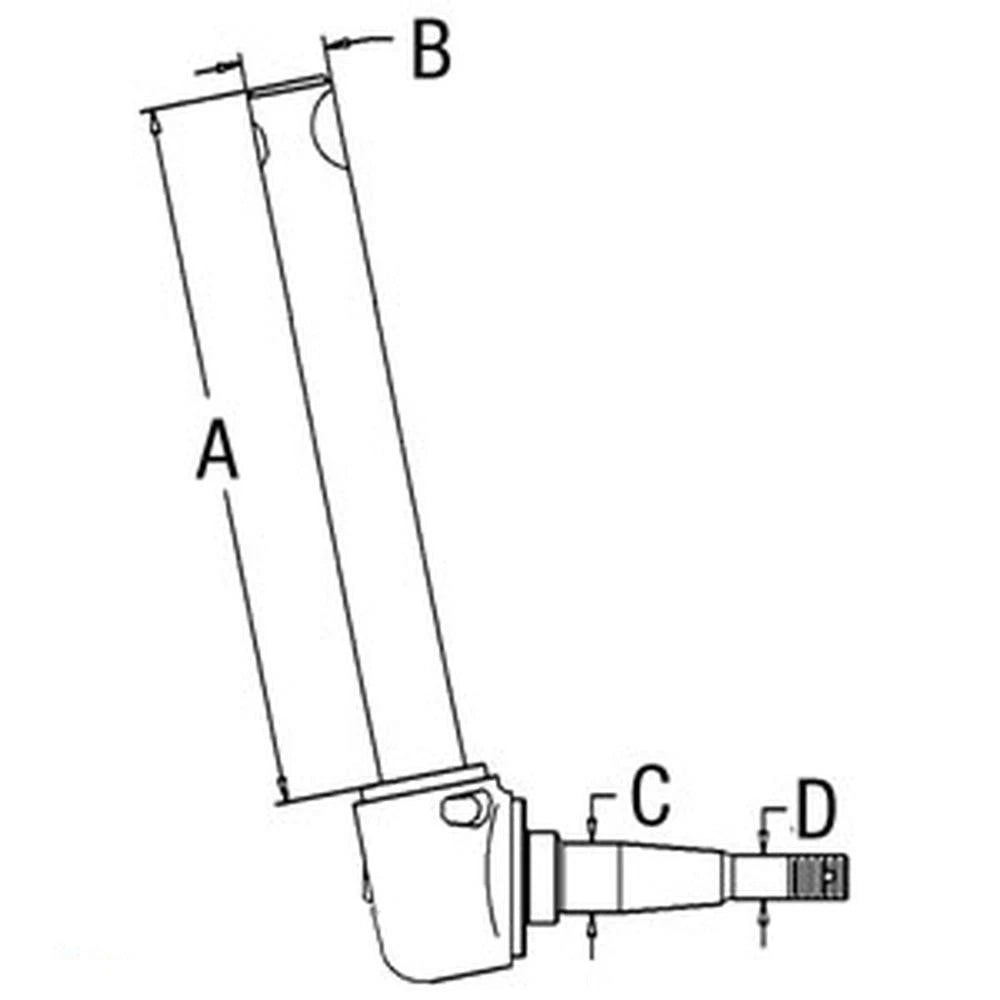 Left Hand Spindle Fits 3230 3430 3930 4130 4630 4830 5030 82859846