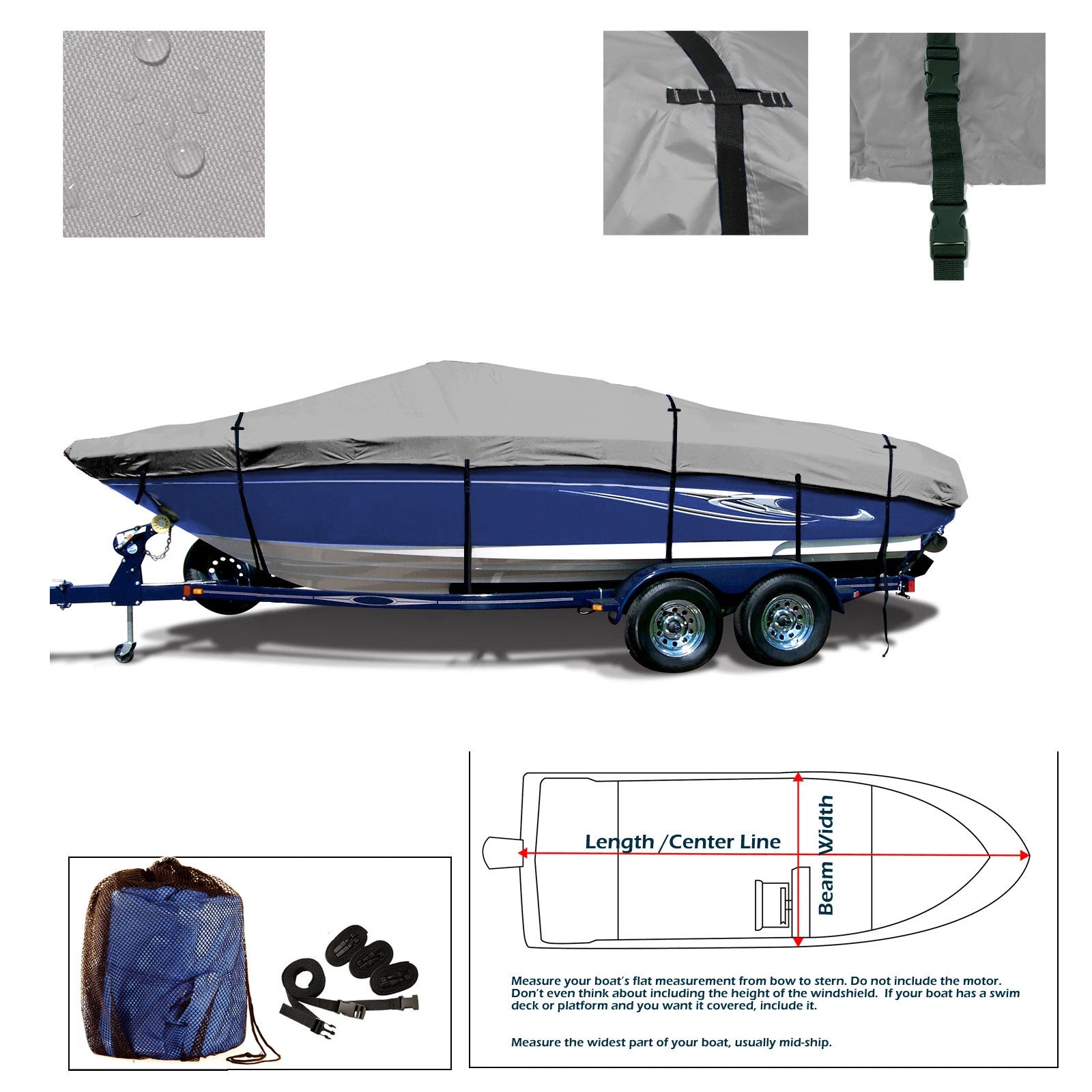 Warrior Eagle V-177 Bt Heavy Duty Fishing Bay Trailerable Waterproof