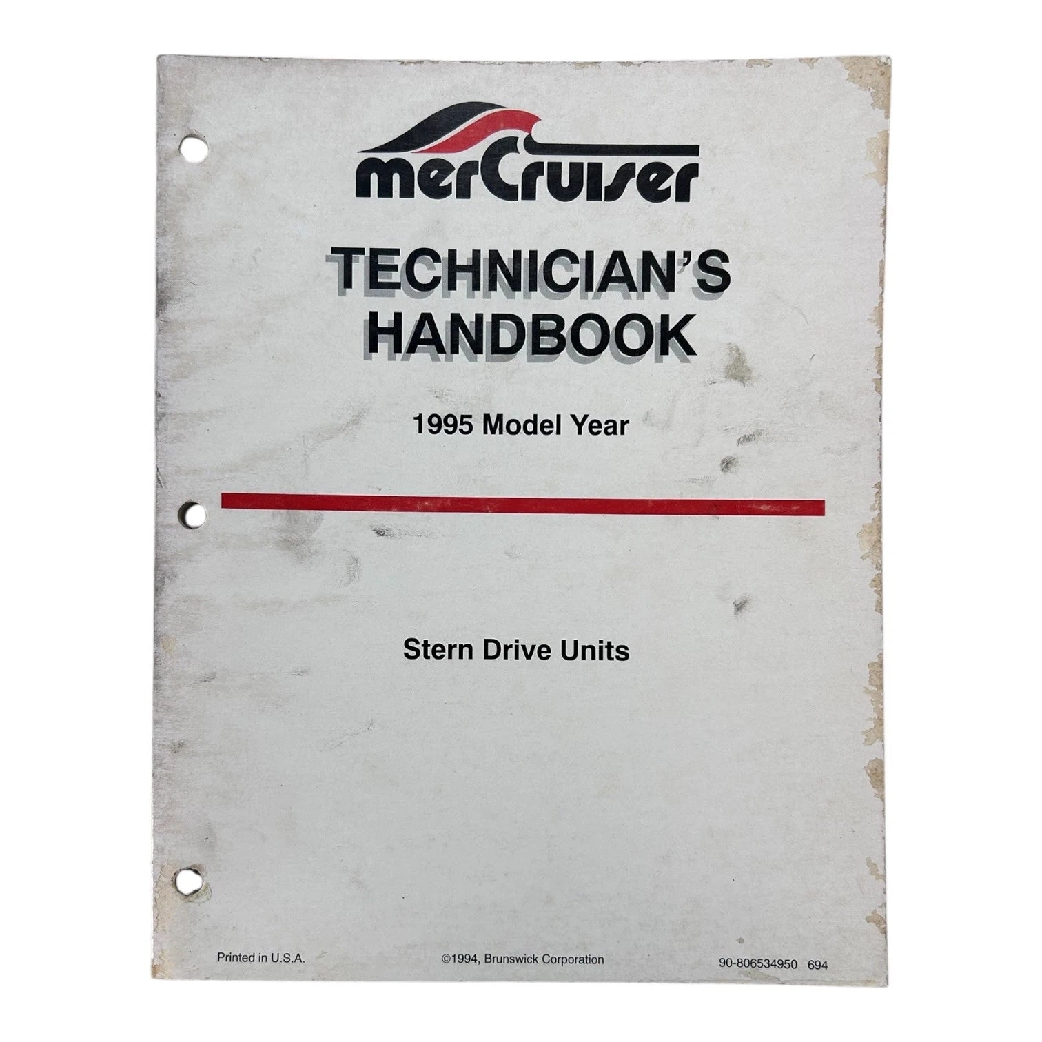 Mercruiser 90-806534950-s<wbr/>tern Drive Units Technician's Handbook