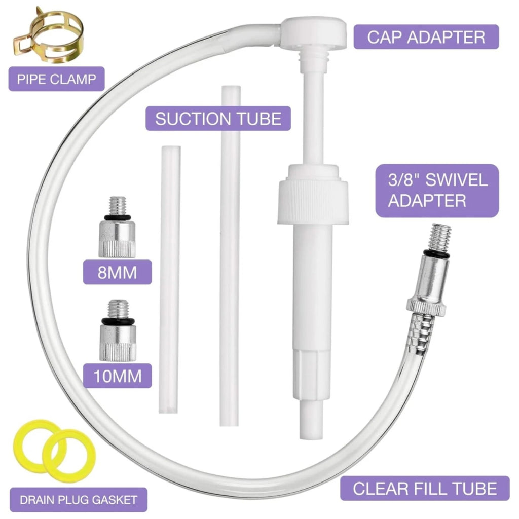 Gear Lube Pump & Metric Adapter for Tohatsu/Mariner/Mercury Outboard