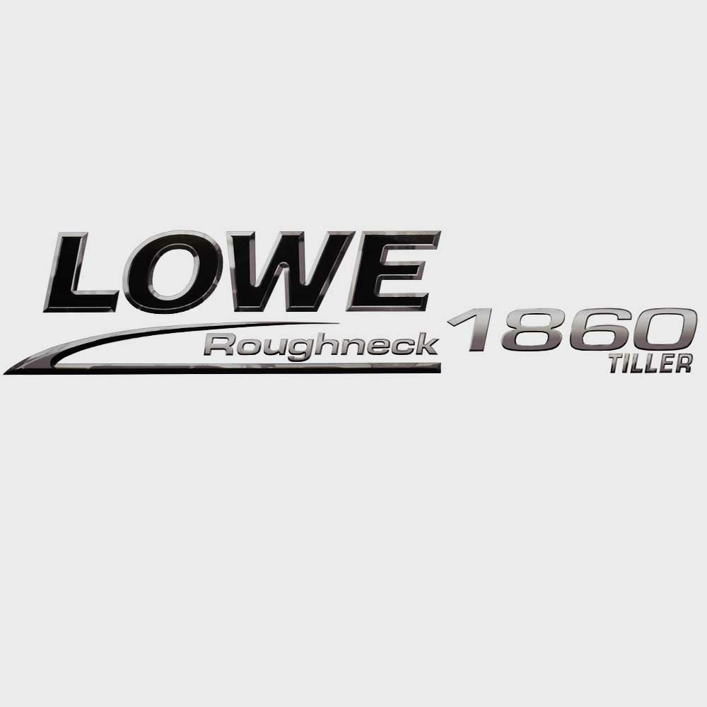 Lowe Emblem Decal Roughneck 1860 Tiller by Lowe