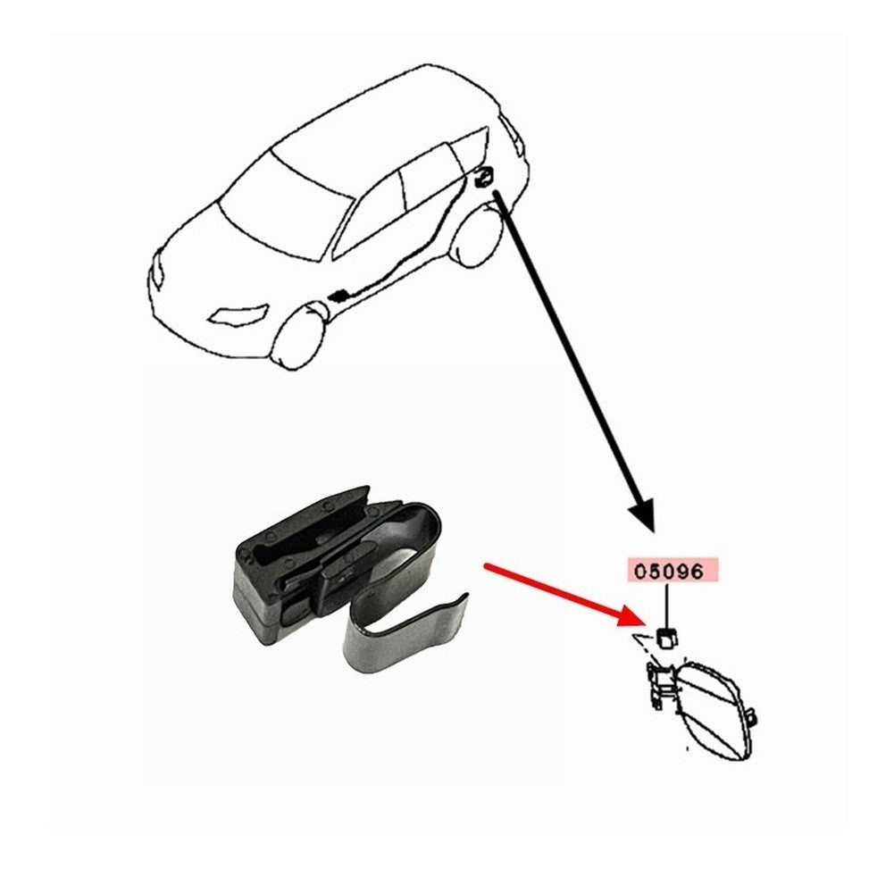 Fuel Flap Clip Mechanism Direct Replacement