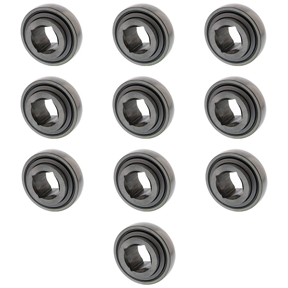 10 Of Disc Harrow Bearing 1.125" Square Bore X 1.438" Ir X 3.443" Od