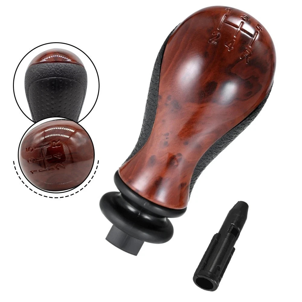 Replacement 5 Speed Gearshift Hand Lever Wood Grain For For C5 For C2
