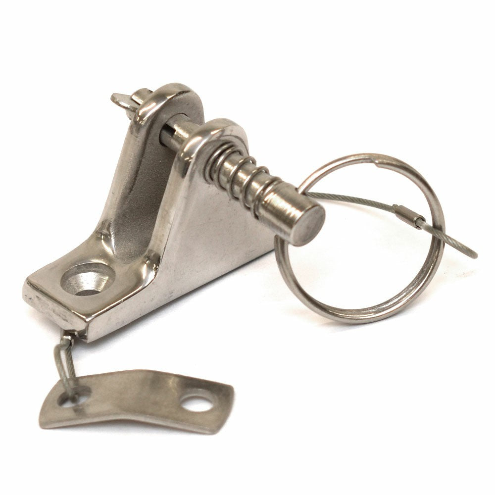 Bimini Hinge Mount Cruisers Yachts Flat Base w/ Pin by Cruisers Yachts