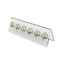 Acrylic Clear 6-slot Collectible Coin Holder Collector Display Stand