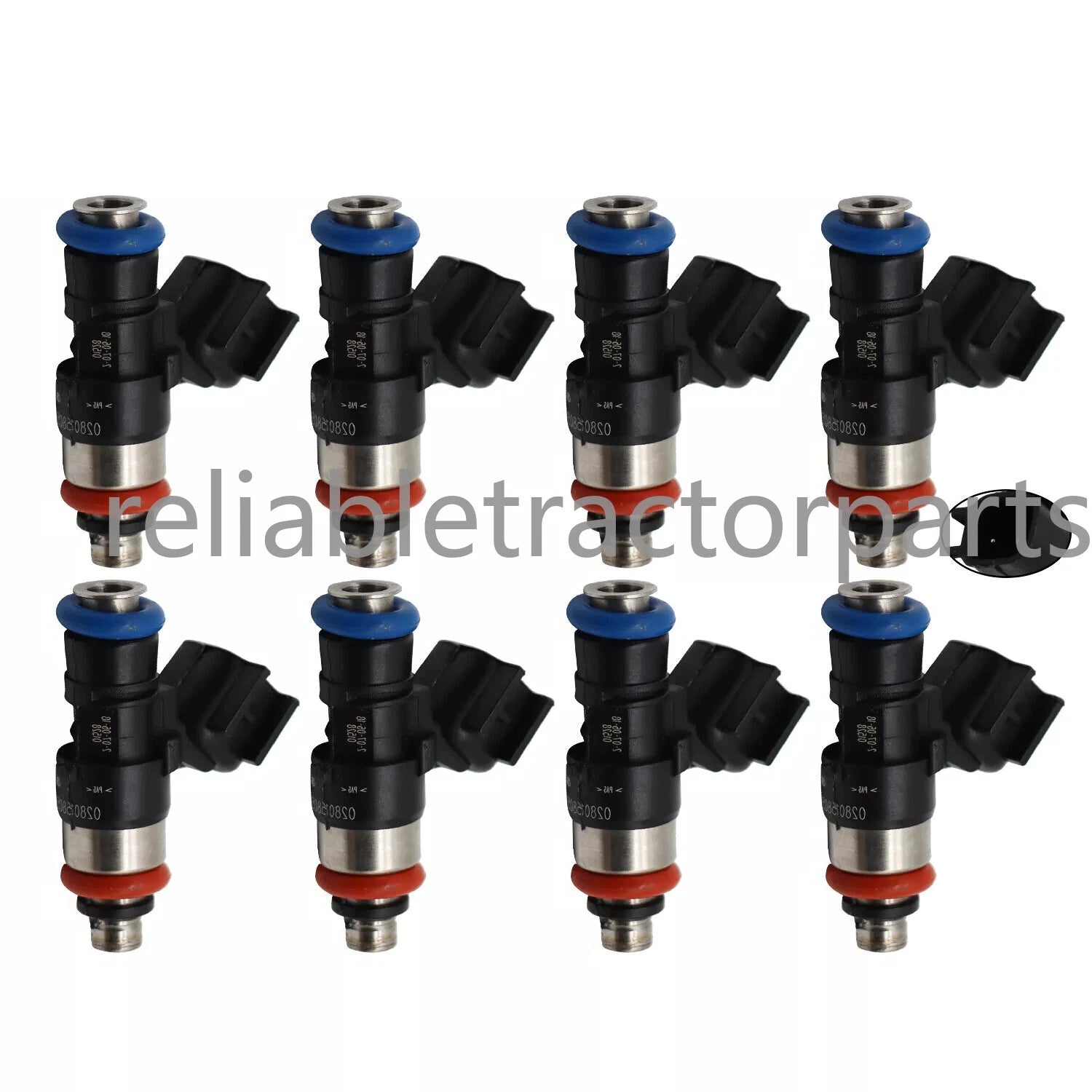 0280158051 8x 42lb Fuel Injectors Fit For 2006-2013 Corvette Z06 7.0