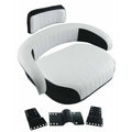 S400700ebu Cushion Set, Black & White, W/brackets-(3p<wbr/>c)fits