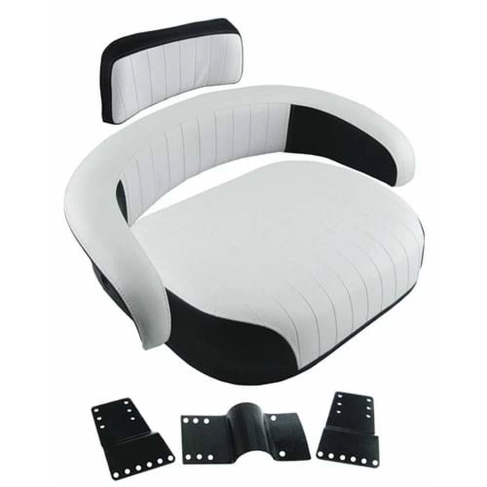 S400700ebu Cushion Set, Black & White, W/brackets-(3p<wbr/>c)fits